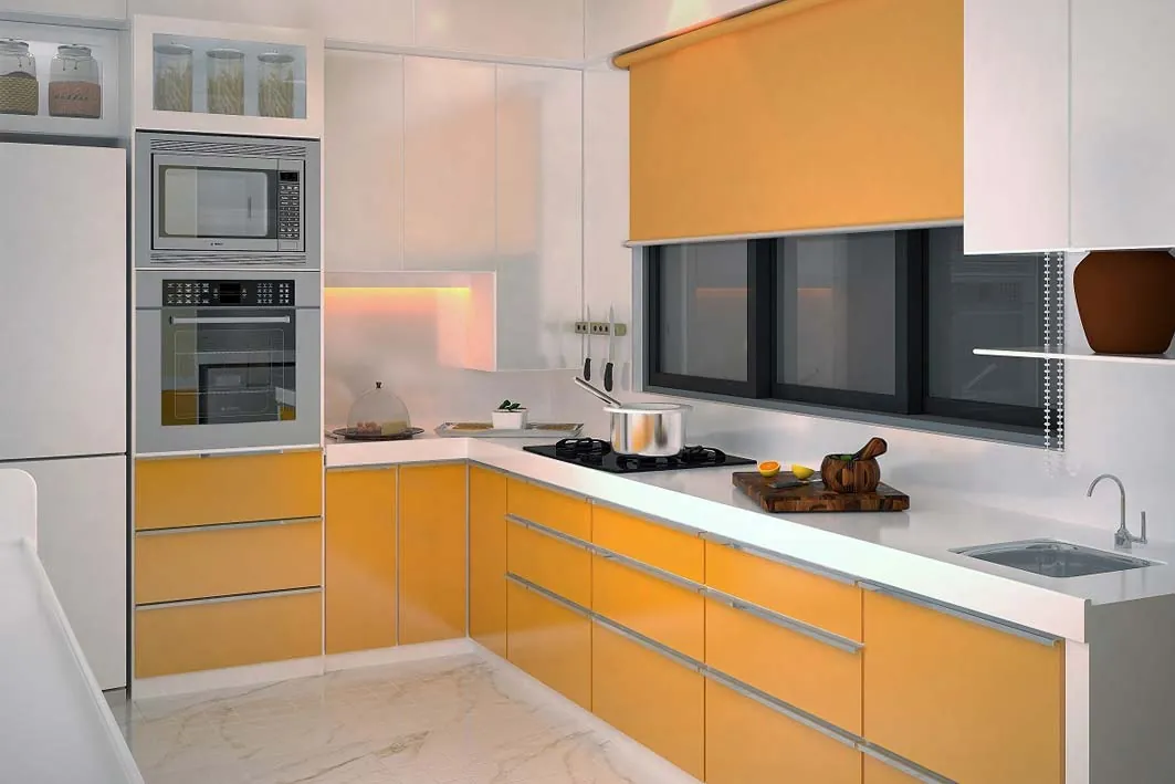 Modular kitchen design in Hyderabad by Home Space Designer